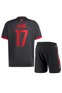 Bayern Munich Sadio Mane #17 Babyklær Tredje Fotballdrakt til barn 2022-23 Korte ermer (+ Korte bukser)